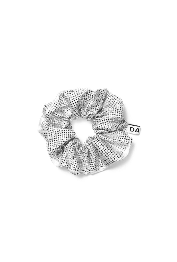 Day Party Scrunchie - Silver