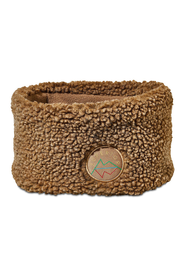 Teddyfleece Pannebånd - Brown