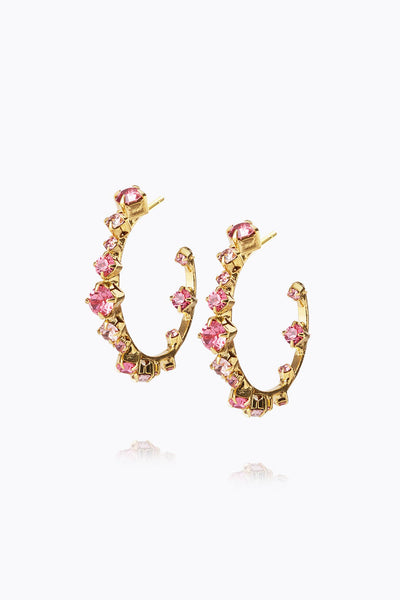 Mini Antonia Earrings - rose combo