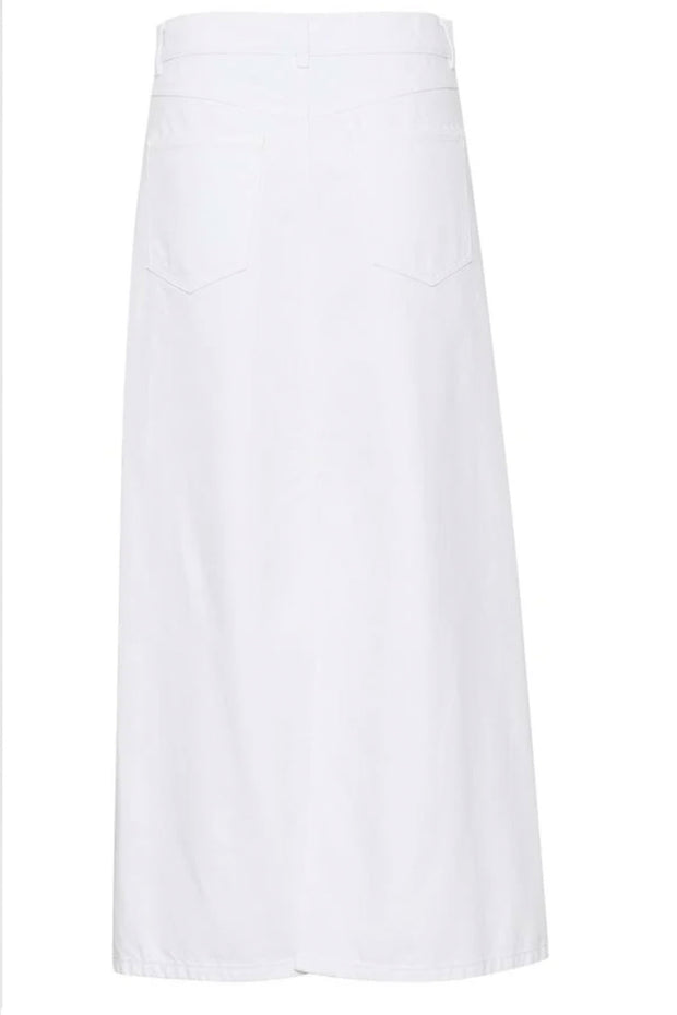 MilyGZ HW Long Skirt - White Wash