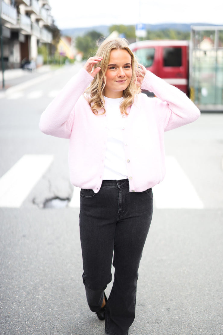 Vitow Cardigan - Melange Sugared Almond