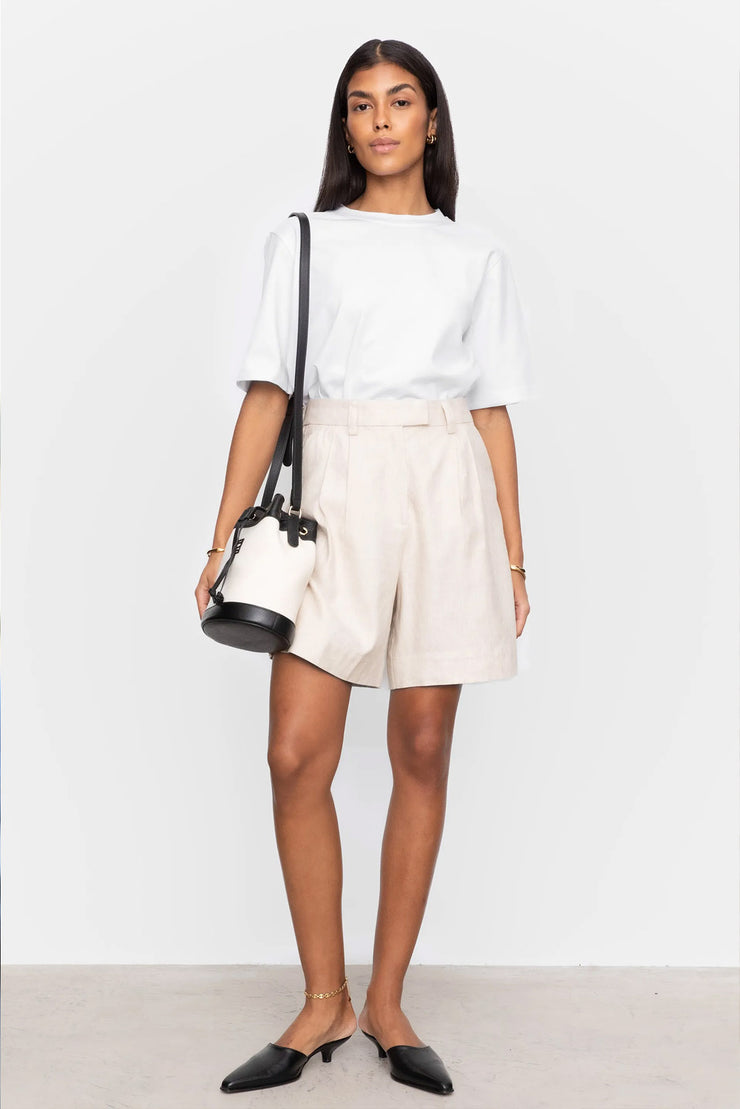 Daria Shorts - Light Sand Melange