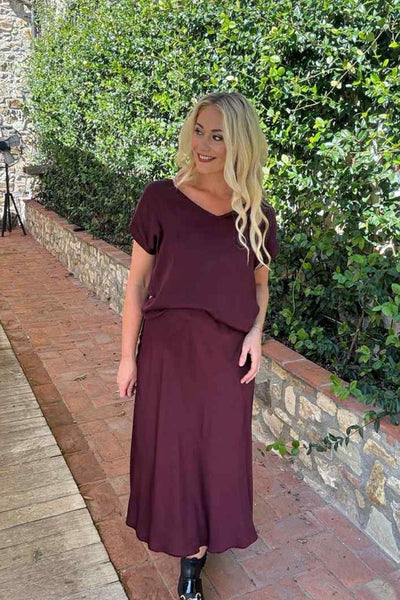 Bye Skirt - Bordeaux