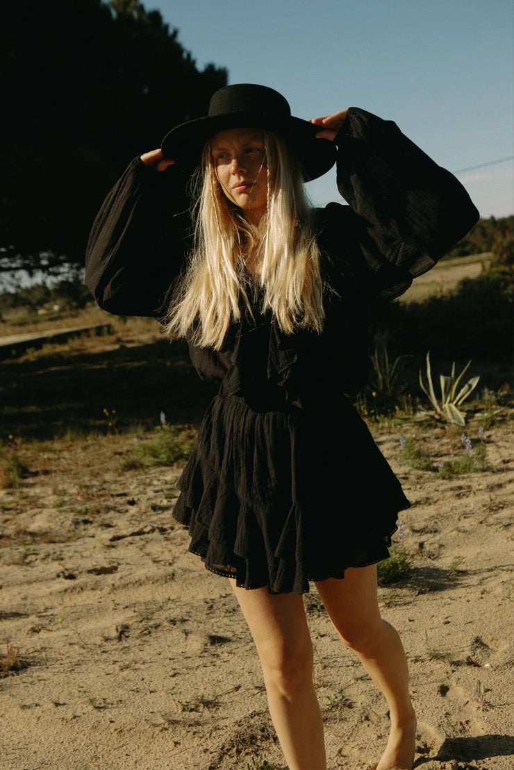 Frill Skirt/Shorts - Black