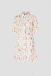 Juno Dress - White Rose Print