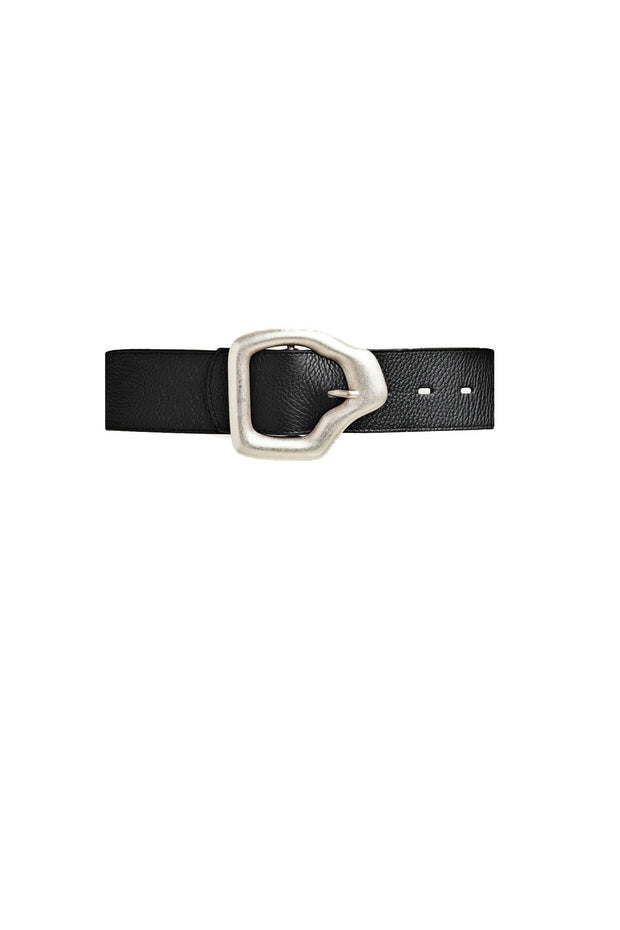 Ako Belt - Black Silver