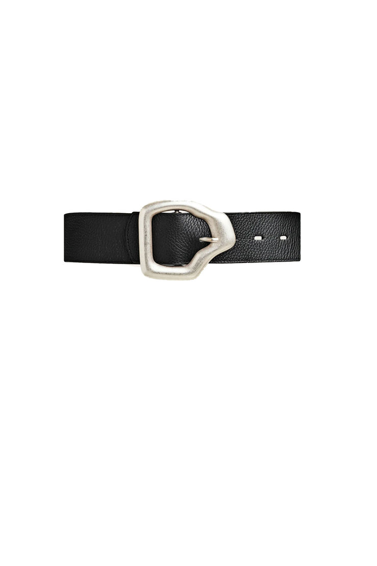 Ako Belt - Black Silver