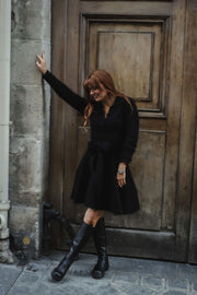 Bon Weekend Knit Dress - Black