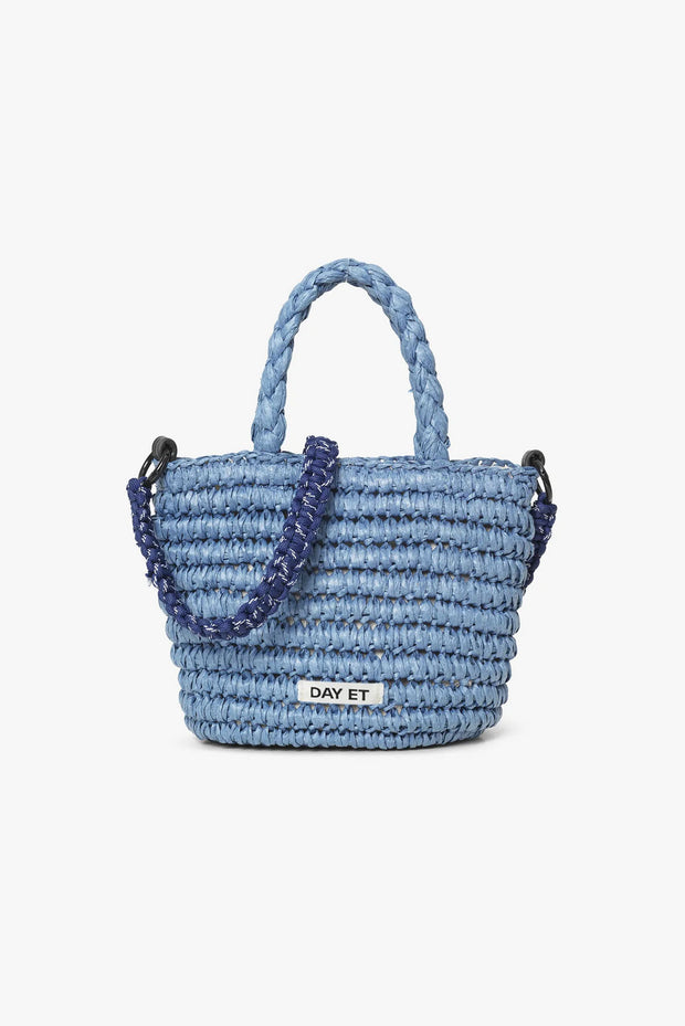 Summer Straw CB Bag - Bijou Blue