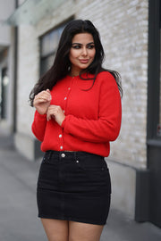 Vitow Cardigan - Strawberry