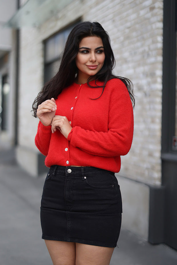 Vitow Cardigan - Strawberry