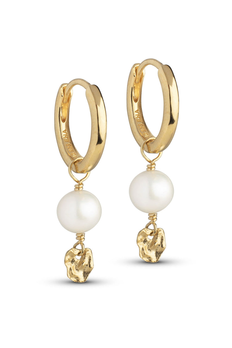 Hoops Cara - Pearls