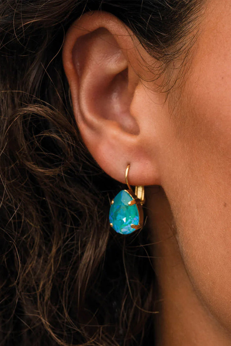 Mini Drop Clasp Earrings - Lagune Delite