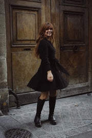 Bon Weekend Knit Dress - Black