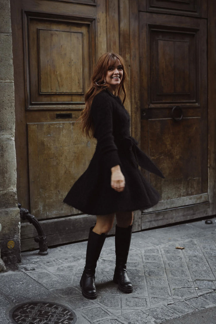 Bon Weekend Knit Dress - Black