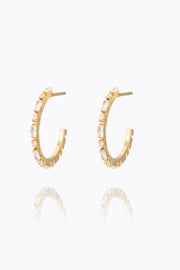 Evelyne Loops gold - Crystal