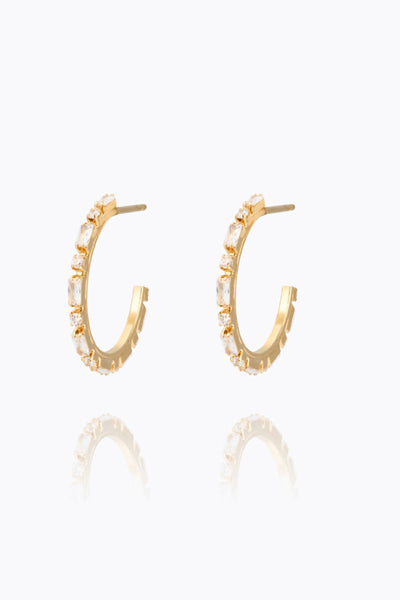 Evelyne Loops gold - Crystal