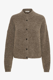 AlphaGZ Short Cardigan - Chestnut Melange