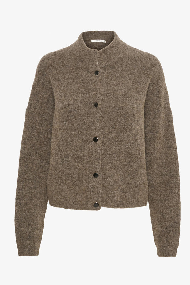 AlphaGZ Short Cardigan - Chestnut Melange