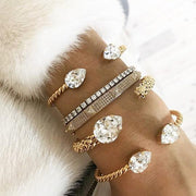Mini Drop Bracelet - Crystal