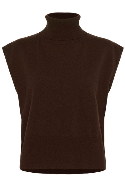 GZmanzi Waistcoat - Deep Burnt Brown