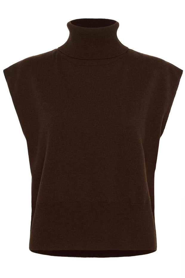 GZmanzi Waistcoat - Deep Burnt Brown