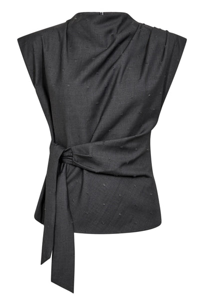 SagaCC Pleat Top Mid - Grey