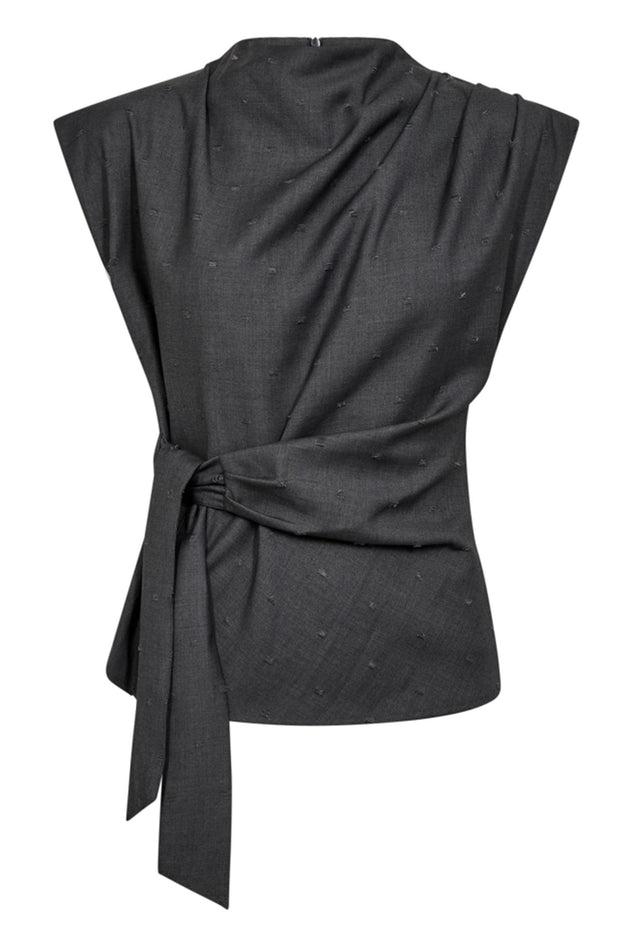 SagaCC Pleat Top Mid - Grey