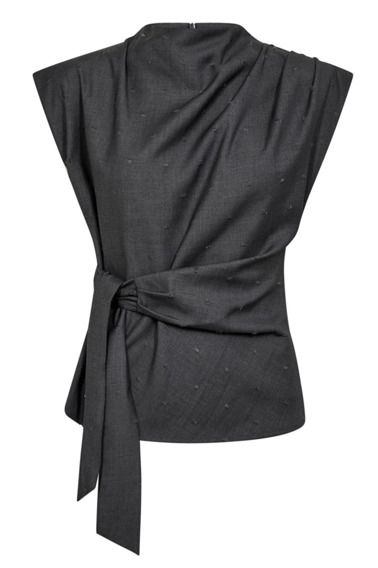 SagaCC Pleat Top Mid - Grey