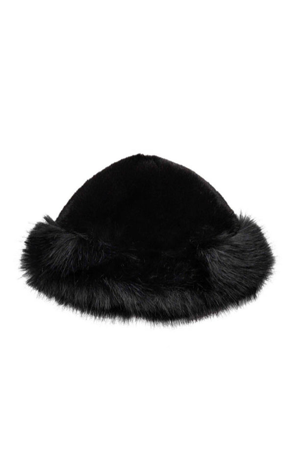 PenzaCC Faux Fur Hat - Black