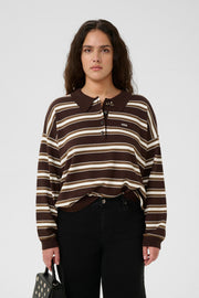 GZpaige polo pullover - Molé/Dark Beech