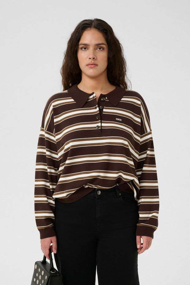 GZpaige polo pullover - Molé/Dark Beech