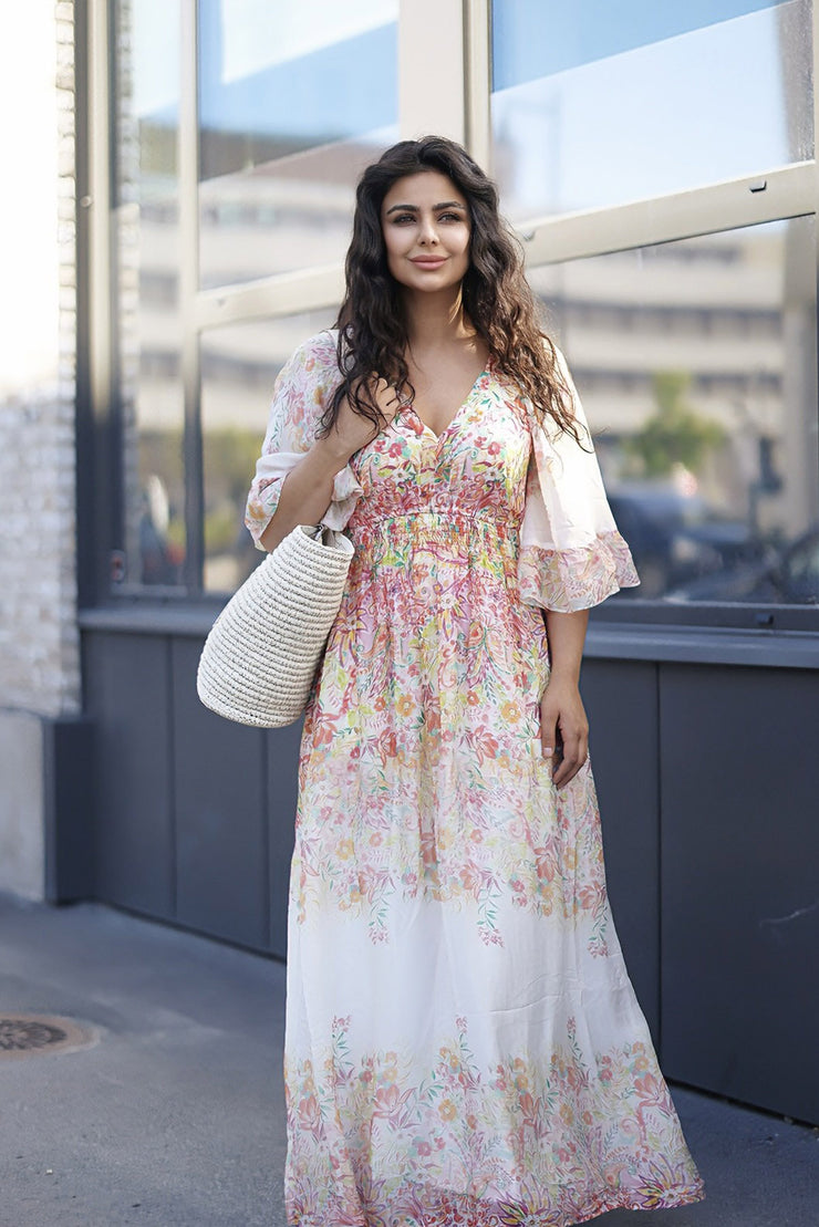 Celia Long Dress - Pink
