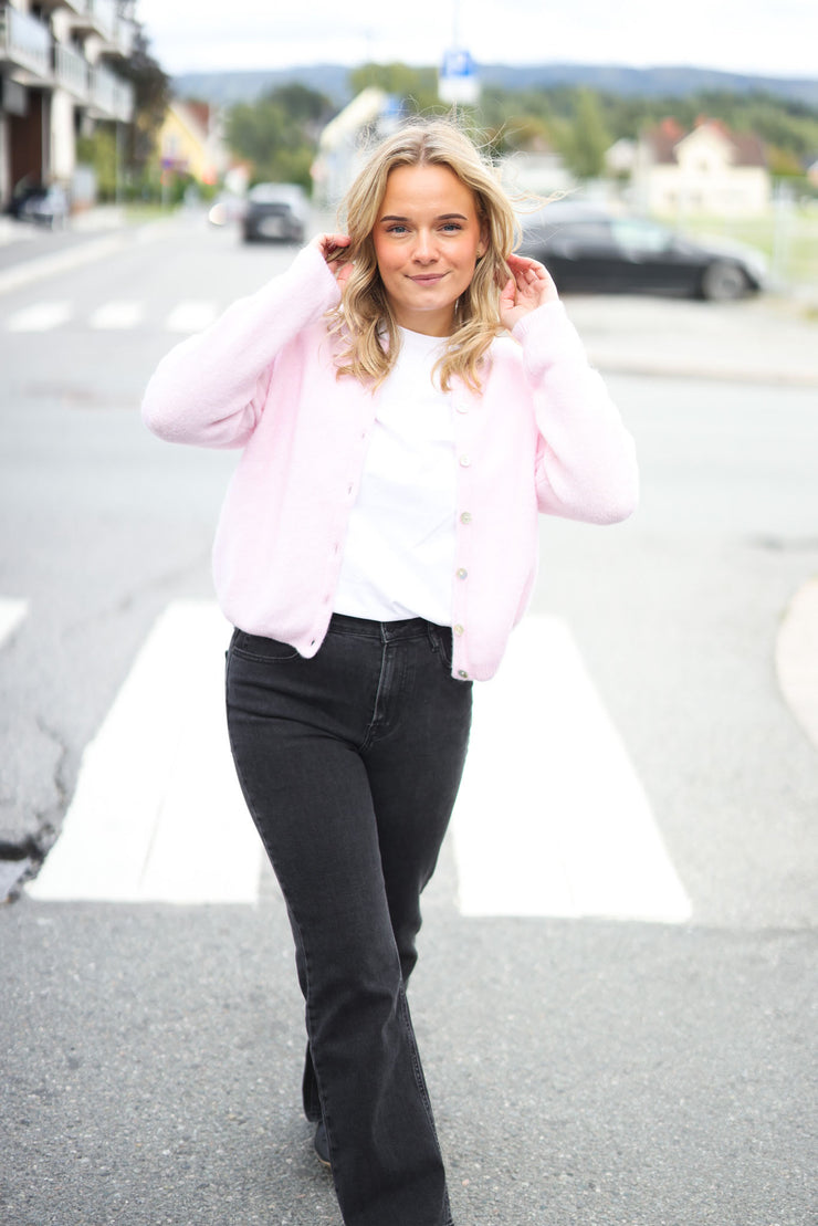 Vitow Cardigan - Melange Sugared Almond