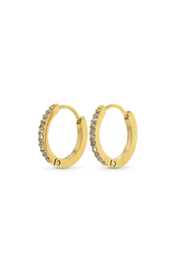 Nilea - Crystal hoop Earrings