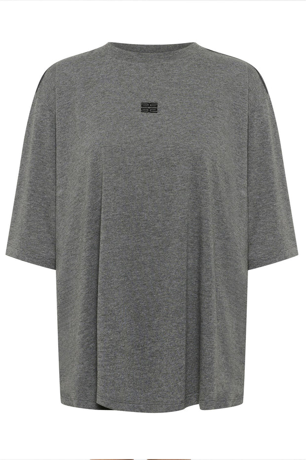 GZjilan Tee - Dark Grey Melange
