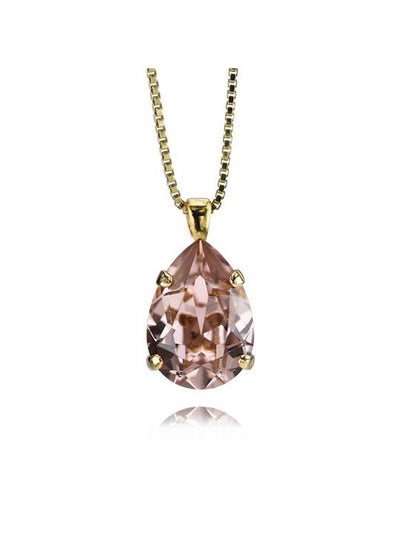 Mini Drop Necklace - Vintage Rose