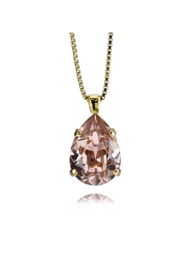 Mini Drop Necklace - Vintage Rose