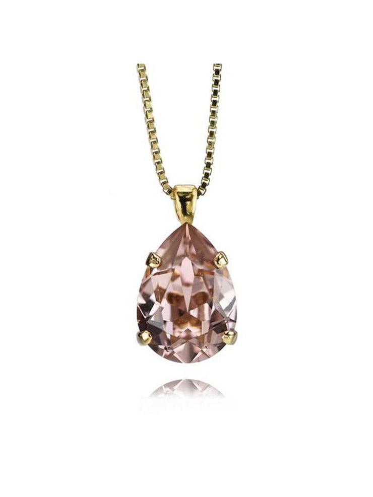 Mini Drop Necklace - Vintage Rose