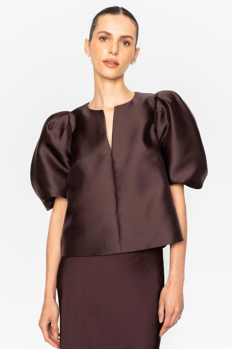 Maeve Blouse - Dark Brown