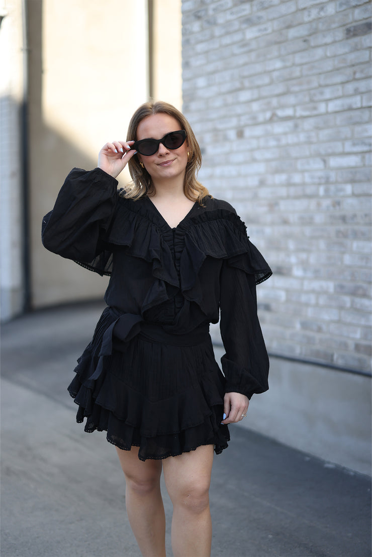 Frill Skirt/Shorts - Black