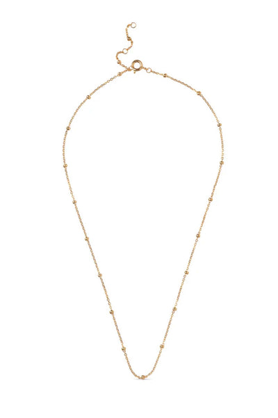 Enamel Necklace - Beaded Chain