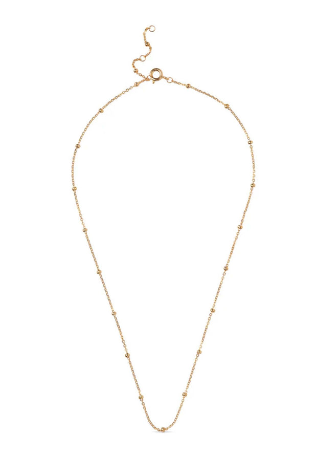 Enamel Necklace - Beaded Chain