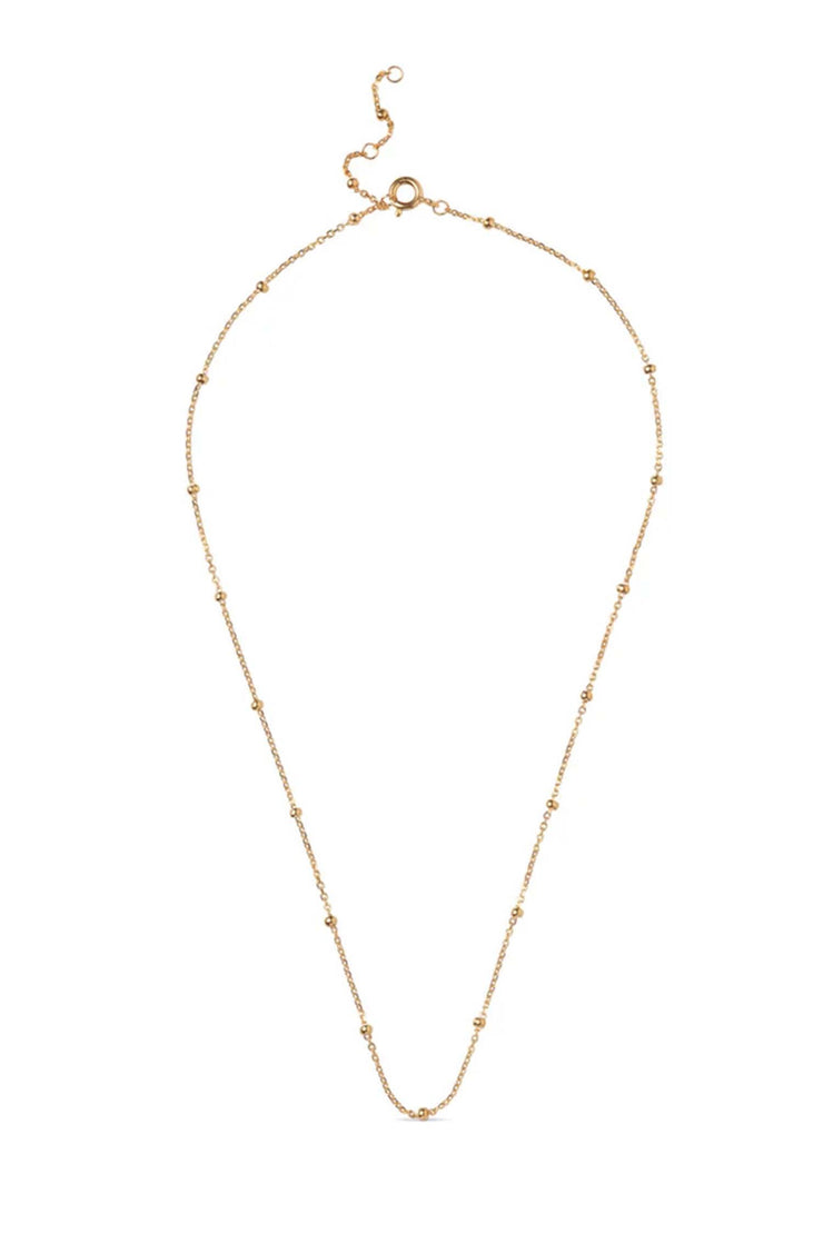 Enamel Necklace - Beaded Chain