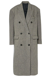 Lexana Coat - Black/Ecru