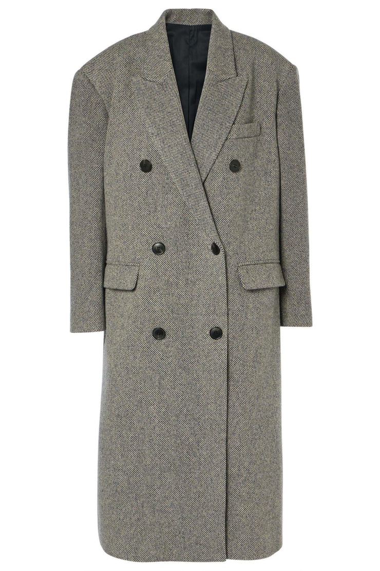 Lexana Coat - Black/Ecru