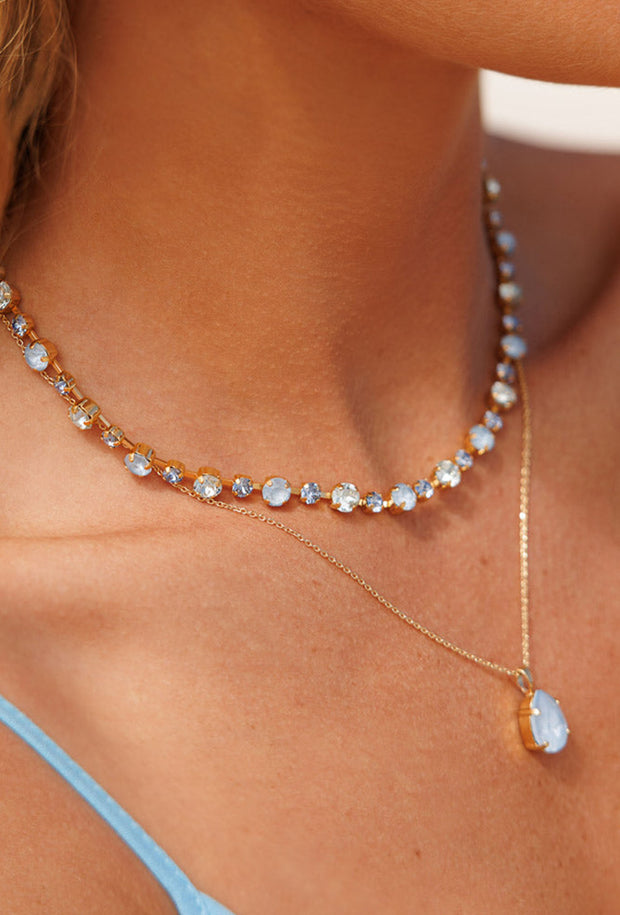 Calanthe Necklace - Sky Combo