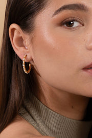 Evelyne Loops gold - Crystal
