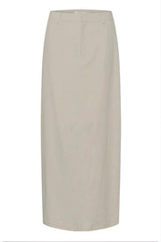LizaGZ Linen HW Skirt - Ancient Scroll