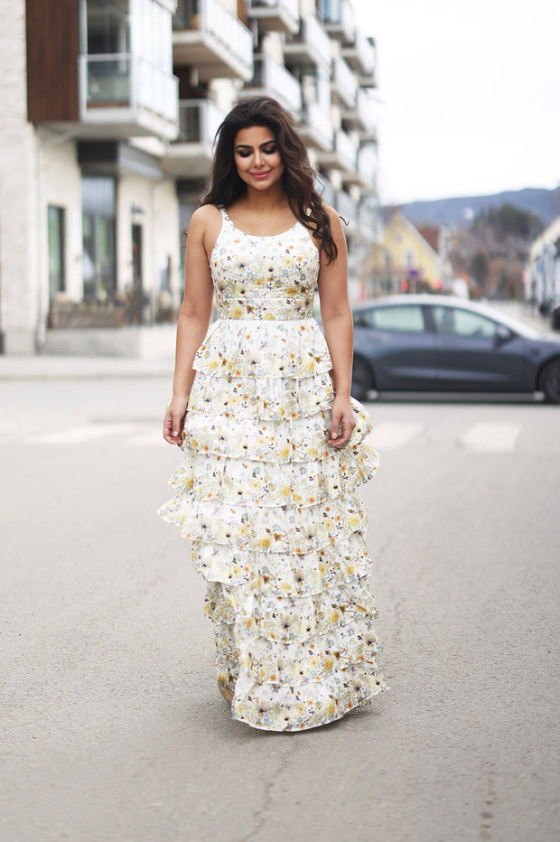 FRUMA SILK Dress - Creme